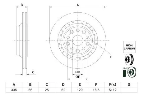 TARCZA HAM TYL LE BOSCH 0986479H65 (фото 1)