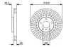 Гальмівний диск INFINITI/NISSAN FX35/FX/Maxima \'\'F \'\'3,5-4,5 \'\'02-08 0986479V60