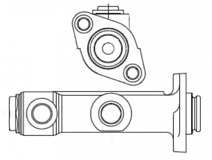 LADA Главный цилиндр сцепления VAZ 2101-2107 BOSCH 0986486000