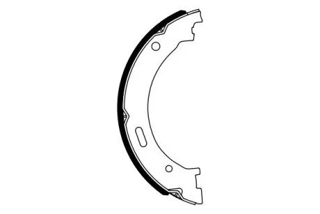 Тормозные колодки, барабанные BOSCH 0 986 487 942