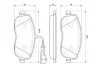 Гальмівні колодки, дискові BOSCH 0 986 494 068 (фото 7)