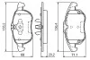 Тормозные колодки, дисковые BOSCH 0 986 494 073 (фото 7)