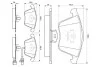 Гальмівні колодки, дискові BOSCH 0 986 494 103 (фото 5)