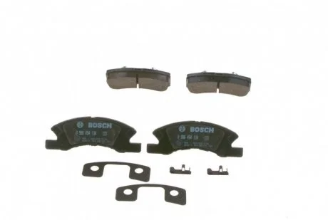 Гальмівні колодки, дискове гальмо (набір) BOSCH 0986494134