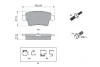 Тормозные колодки, дисковые BOSCH 0 986 494 222 (фото 7)