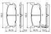 Тормозные колодки, дисковые BOSCH 0 986 494 226 (фото 5)