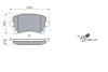 Гальмівні колодки дискові AUDI A6 S6 -07 BOSCH 0 986 494 303 (фото 5)