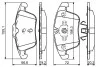 Тормозные колодки, дисковые BOSCH 0 986 494 342 (фото 7)