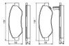 Колодки гальмівні дискові BOSCH 0986494345 (фото 7)