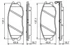 Колодки гальмівні дискові BOSCH 0 986 494 347 (фото 2)