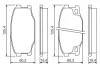 Колодки тормозные Mitsubishi Canter FE Front/Rear 0986494442