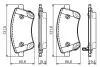 Тормозные колодки, дисковые BOSCH 0 986 494 552 (фото 2)