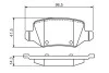 Гальмівні колодки дискові MERCEDES A(W168,W169)/B(W245)/Vaneo "R "98>> BOSCH 0 986 494 569 (фото 5)