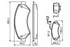 Тормозные колодки, дисковые BOSCH 0 986 494 580 (фото 5)
