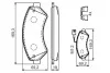 Тормозные колодки, дисковые BOSCH 0 986 494 589 (фото 5)