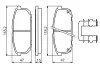 Гальмівні колодки, дискові BOSCH 0 986 494 590 (фото 7)