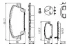 Тормозные колодки, дисковые BOSCH 0 986 494 611 (фото 7)