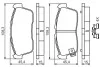 Тормозные колодки, дисковые BOSCH 0 986 494 618 (фото 5)