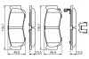 Тормозные колодки, дисковые BOSCH 0 986 494 628 (фото 7)