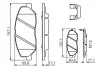 Гальмівні колодки, дискові BOSCH 0 986 494 631 (фото 7)