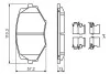 Гальмівні колодки, дискові BOSCH 0 986 494 655 (фото 7)