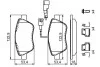 Тормозные колодки, дисковые BOSCH 0 986 494 698 (фото 7)