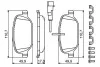 Гальмівні колодки, дискові BOSCH 0986494717 (фото 5)