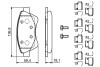 Гальмівні колодки, дискові BOSCH 0 986 494 725 (фото 1)