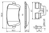 Тормозные колодки, дисковые BOSCH 0 986 494 731 (фото 7)