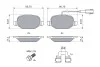 Тормозные колодки, дисковые BOSCH 0 986 494 776 (фото 7)