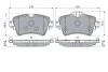 Гальмівні колодки, дискові BOSCH 0986494809 (фото 1)