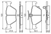 Колодки гальмівні дискові BOSCH 0 986 494 836 (фото 7)