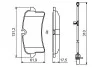 Тормозные колодки, дисковые BOSCH 0 986 494 841 (фото 7)