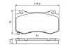 Гальмівні колодки дискові BOSCH 0 986 494 870 (фото 8)