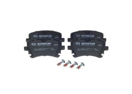 Гальмівні колодки, дискові BOSCH 0 986 494 889