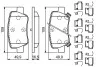 Гальмівні колодки, дискові BOSCH 0 986 494 933 (фото 7)