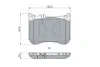 Тормозные колодки, дисковые BOSCH 0 986 494 968 (фото 8)