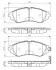 Тормозные колодки Lanos R14, 1.6i, LACETTI BOSCH 0986495059 (фото 1)