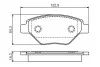 Колодки тормозные дисковые передние BOSCH 0986495069 (фото 1)