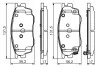 Колодки тормозные дисковые передние BOSCH 0986495087 (фото 1)