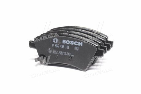 Колодки тормозные дисковые, комплект (вы-во) BOSCH 0 986 495 101 (фото 1)