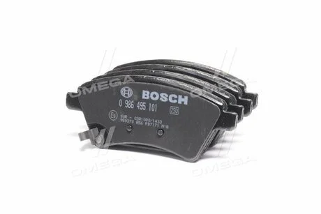 Колодки гальмівні дискові BOSCH 0 986 495 101 (фото 1)