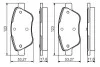 Гальмівні колодки дискові BOSCH 0986495102 (фото 1)