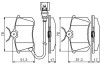 VW Тормозные колодки задн.Audi,Seat,Skoda Fabia,Polo 01- BOSCH 0986495239 (фото 7)