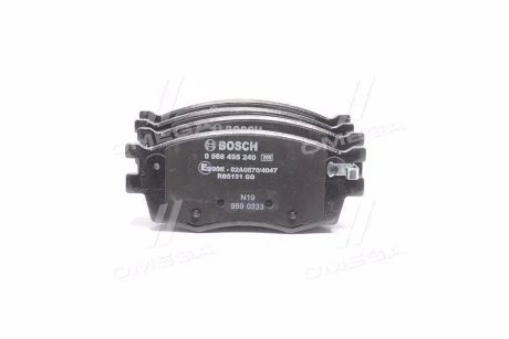 Гальмівні колодки дискові BOSCH 0986495240 (фото 1)