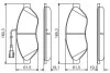 К-т тормозных колодок передн.CITROEN JUMPER 06- FIAT DUCATO BOSCH 0986495293 (фото 7)