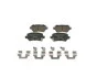 Гальмівні колодки дискові KIA Cee\'d "R "12>> BOSCH 0986495319 (фото 4)