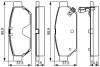 MITSUBISHI Тормозные колодки задн.Carisma 95- BOSCH 0986495326 (фото 1)