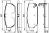 MITSUBISHI Тормозные колодки задн.Carisma 95- BOSCH 0986495326 (фото 1)