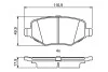 FORD Колодки торм. задн. Explorer (USA) 3.5 10- BOSCH 0986495395 (фото 1)